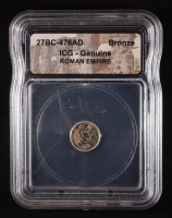 Roman Empire Bronze Coin 27BC - 476AD (ICG Genuine) at PristineAuction.com