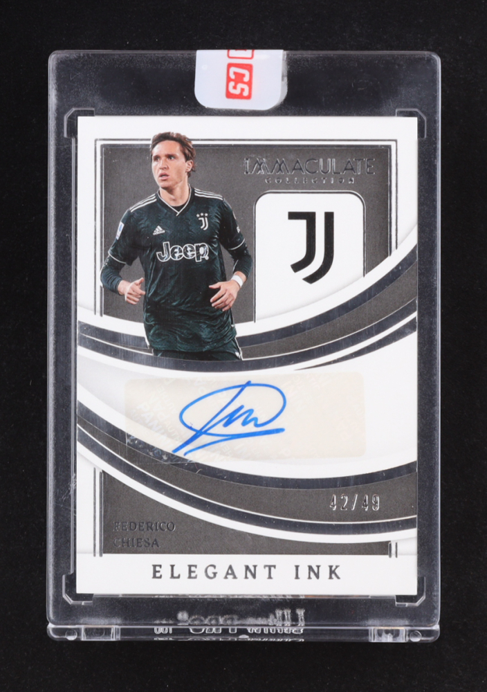 Federico Chiesa 2022-23 Immaculate Collection Elegant Ink Silver #6 #42/49