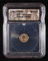 Roman Empire Bronze Coin 27BC - 476AD (ICG Genuine) at PristineAuction.com