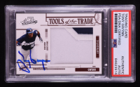 Tony Gwynn Signed 2005 Absolute Memorabilia Tools of the Trade Swatch Single Jumbo Reverse Jsy #TT78 #48/50 (PSA | Auto Grade PSA Authentic) at PristineAuction.com