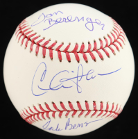 Charlie Sheen, Tom Berenger & Corbin Bernsen Signed OML Baseball (Beckett) at PristineAuction.com
