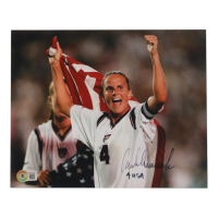 Carla Overbeck Signed Team USA 8x10 Photo Inscribed "USA" (Beckett) at PristineAuction.com