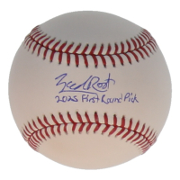 Zachary Root Signed OML Baseball Inscribed "2025 First Round Pick" (JSA) at PristineAuction.com