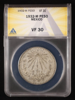 1934-Mo Mexico Silver Peso (ANACS VF30) at PristineAuction.com