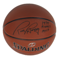 Rick Barry Signed NBA Basketball Inscribed "1975 Finals MVP" (JSA) at PristineAuction.com