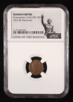 Roman Empire - Constantine I, AD 307-337, AE4 (BI Nummus) (NGC) at PristineAuction.com