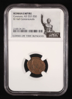 Roman Empire - Constans, AD 337-350, AE4 BI Half-Centenionalis (NGC) at PristineAuction.com
