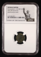 Roman Empire - Constantine I, AD 307-337, AE4 (BI Nummus) (NGC) at PristineAuction.com