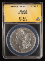 1880-S Morgan Silver Dollar (ANACS EF45) at PristineAuction.com