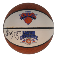 Patrick Ewing Signed Knicks Mini Basketball (Beckett) at PristineAuction.com