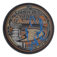 Corey Perry Signed Ducks Stanley Cup 2007 Logo Hockey Puck (JSA) at PristineAuction.com