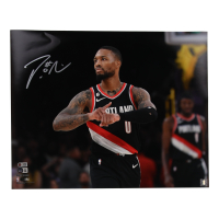 Damian Lillard Signed Trail Blazers 16x20 Photo (Beckett & USA SM) at PristineAuction.com