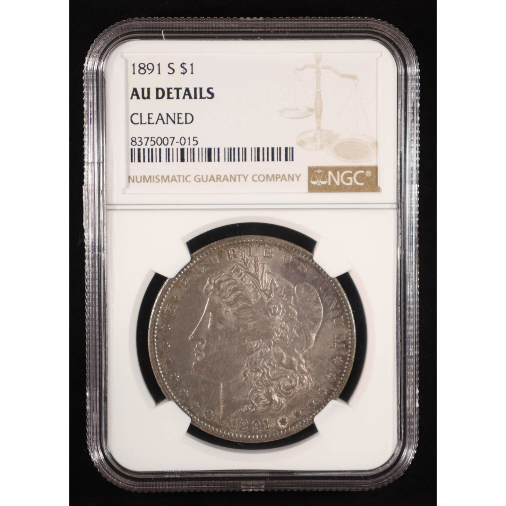 1891-S Morgan Silver Dollar (NGC AU Details) at PristineAuction.com