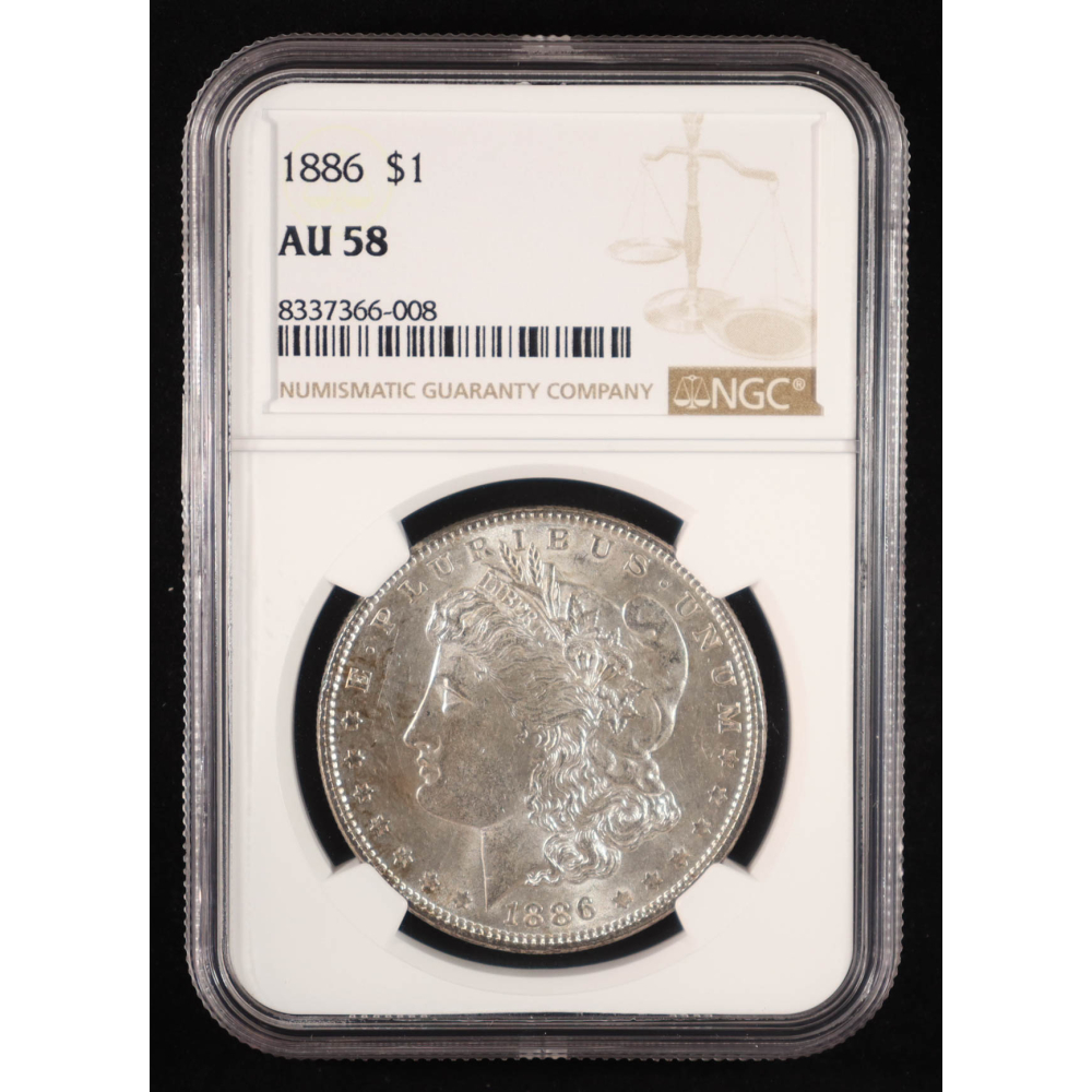 1880-S Morgan Silver Dollar (NGC AU58) at PristineAuction.com