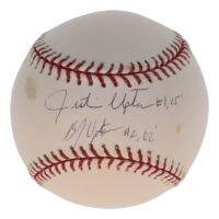 Justin Upton & B. J. Upton Signed OML Baseball Inscribed "05" & "02" (Locker Room, Upton, & Upton) at PristineAuction.com