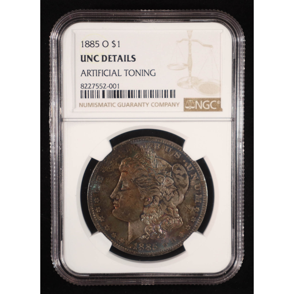 1885-O Morgan Silver Dollar (NGC UNC Details) at PristineAuction.com