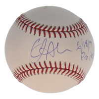 C.J. Abrams Signed OML Baseball Inscribed "6/18/19 Pro Debut" (JSA) at PristineAuction.com