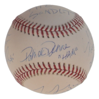 "The Sandlot" OML Baseball Cast-Signed By (7) with Patrick Renna, Tom Guiry, Chauncey Leopardi, Victor DiMattia with Character Name Inscriptions (JSA) at PristineAuction.com