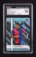 Lamine Yamal 2024 Leaf Collective Promo Pro Set Shimmer Light Blue #PSB4 RC (CGC 10) at PristineAuction.com