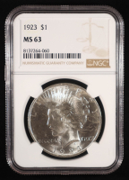 1923 Peace Silver Dollar (NGC MS63) at PristineAuction.com