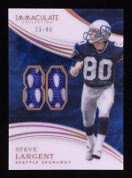 Steve Largent 2016 Immaculate Collection Immaculate Numbers Memorabilia #95 #59/80 at PristineAuction.com