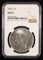 1922 Peace Silver Dollar (NGC AU55) at PristineAuction.com