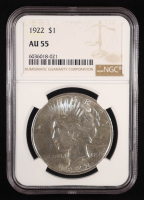 1922 Peace Silver Dollar (NGC AU55) at PristineAuction.com