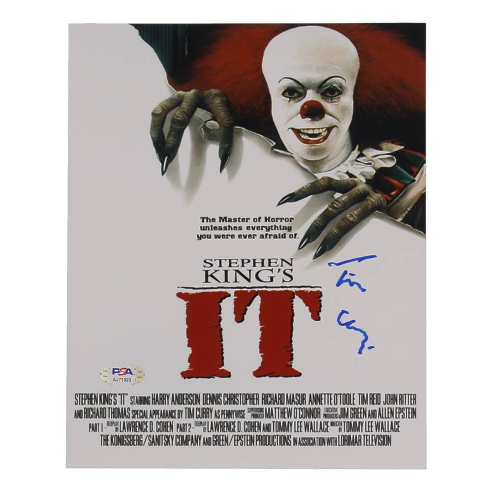 Tim Curry Signed "It" 8x10 Photo (PSA) at PristineAuction.com