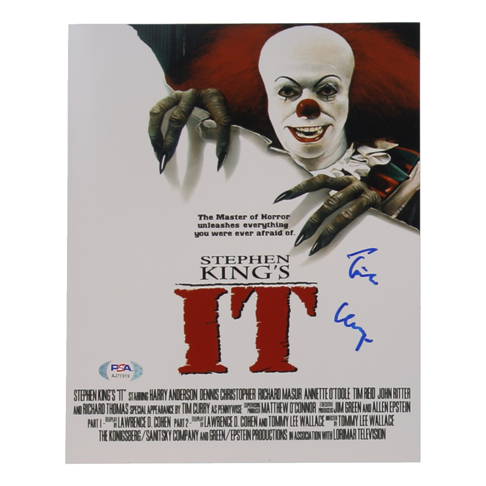 Tim Curry Signed "It" 8x10 Photo (PSA) at PristineAuction.com