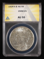 1926-S Peace Silver Dollar (ANACS AU55) at PristineAuction.com