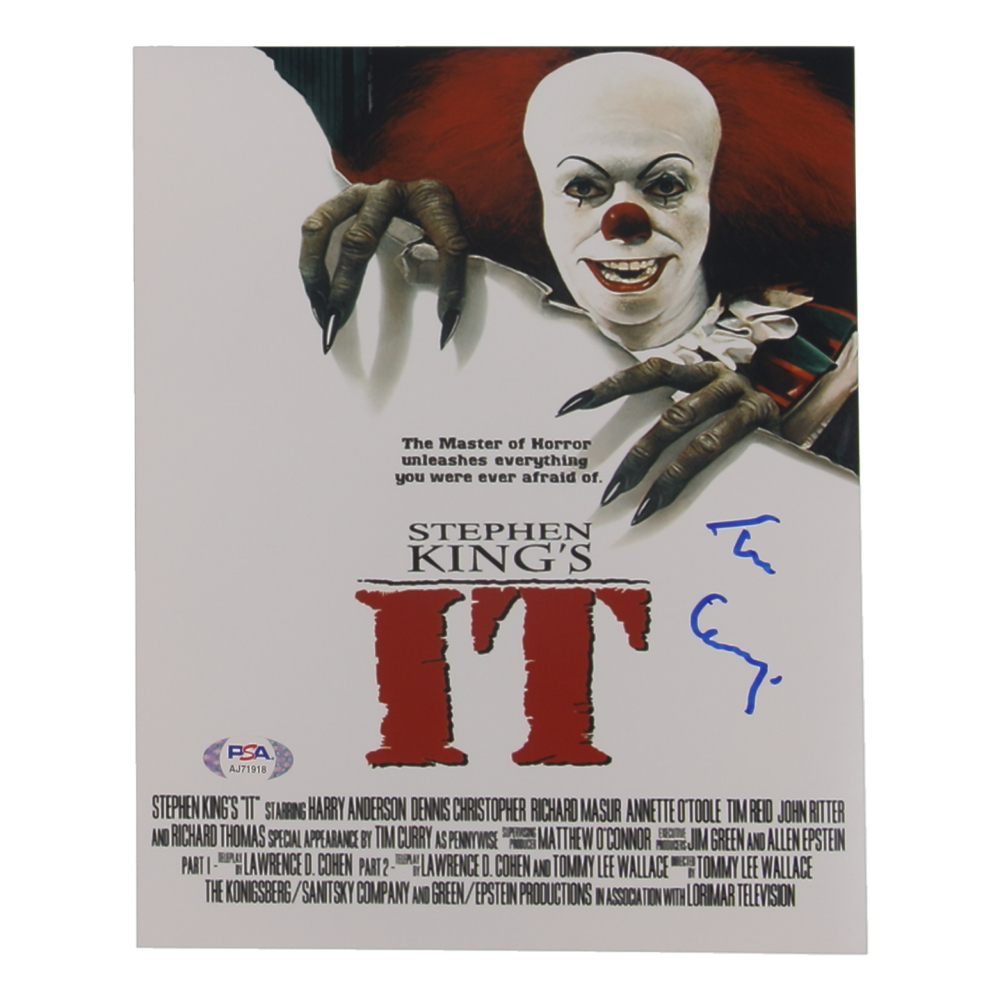 Tim Curry Signed "It" 8x10 Photo (PSA) at PristineAuction.com