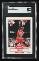 Michael Jordan 1990-91 Fleer #26 UER (SGC 8) at PristineAuction.com