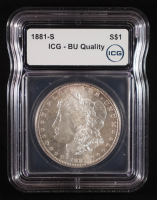 1881-S Morgan Silver Dollar (ICG BU Quality) at PristineAuction.com
