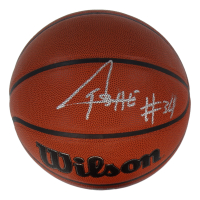 Oscar Tshiebwe Signed NBA Basketball (Beckett) at PristineAuction.com