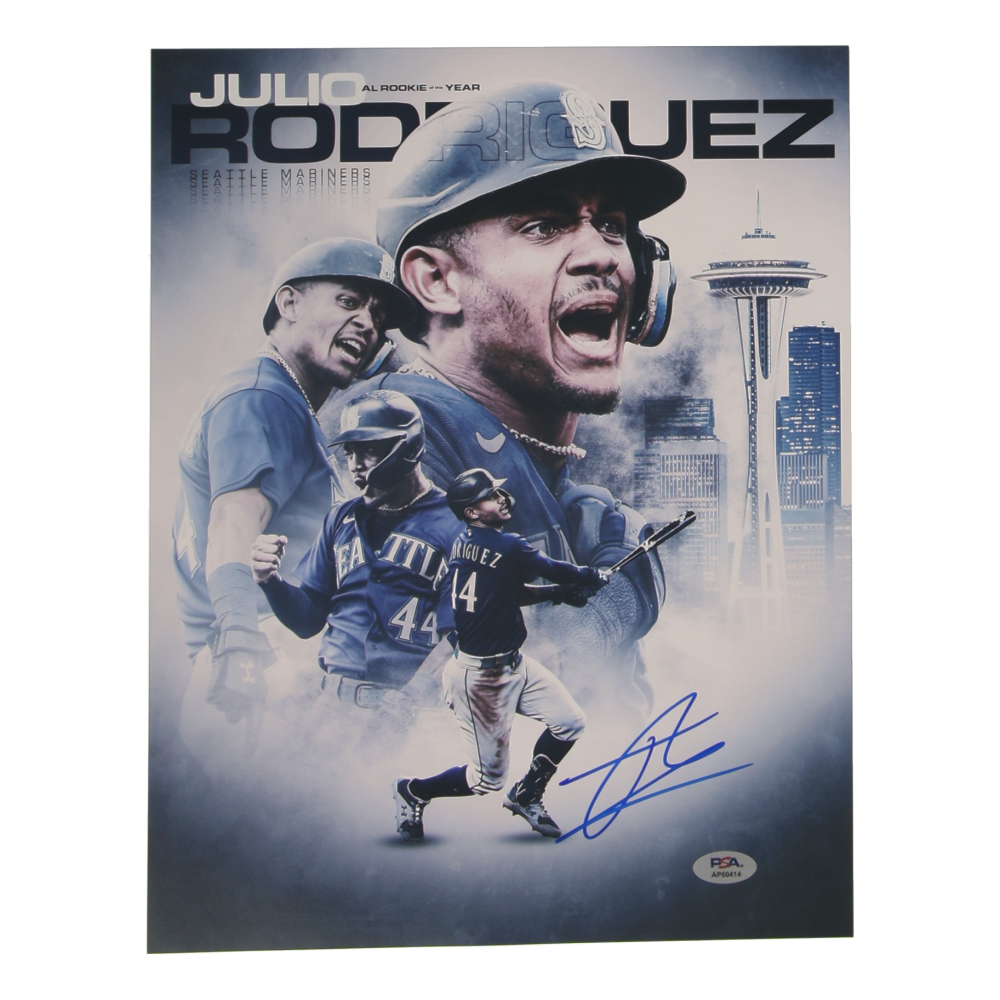 Julio Rodriguez Signed Mariners 11x14 Photo (PSA) at PristineAuction.com