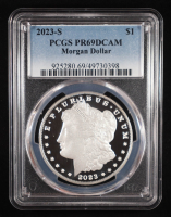 2023-S Morgan Silver Dollar - Deep Cameo Proof (PCGS PR69DCAM) at PristineAuction.com