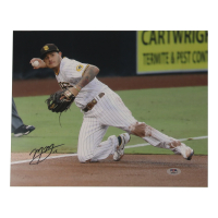 Manny Machado Signed Padres 11x14 Photo (PSA) at PristineAuction.com