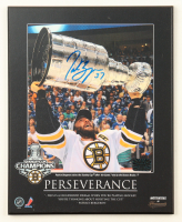 Patrice Bergeron Signed Bruins Photo Plaque (Bergeron) at PristineAuction.com