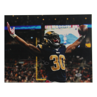 Todd Gurley Signed Rams 11x14 Photo (PSA) at PristineAuction.com