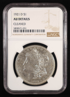 1921-D Morgan Silver Dollar (NGC AU Details) at PristineAuction.com
