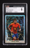 Lamine Yamal 2024 Leaf Collective Promo '90 Leaf Shimmer Light Blue #90B4 RC (CGC 9) at PristineAuction.com