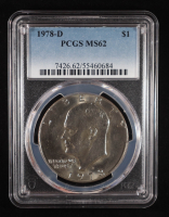 1978-D Eisenhower Silver Dollar (PCGS MS62) at PristineAuction.com