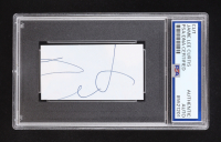Jamie Lee Curtis Signed 1.5x3 Cut (PSA | Auto Grade PSA Authentic) at PristineAuction.com