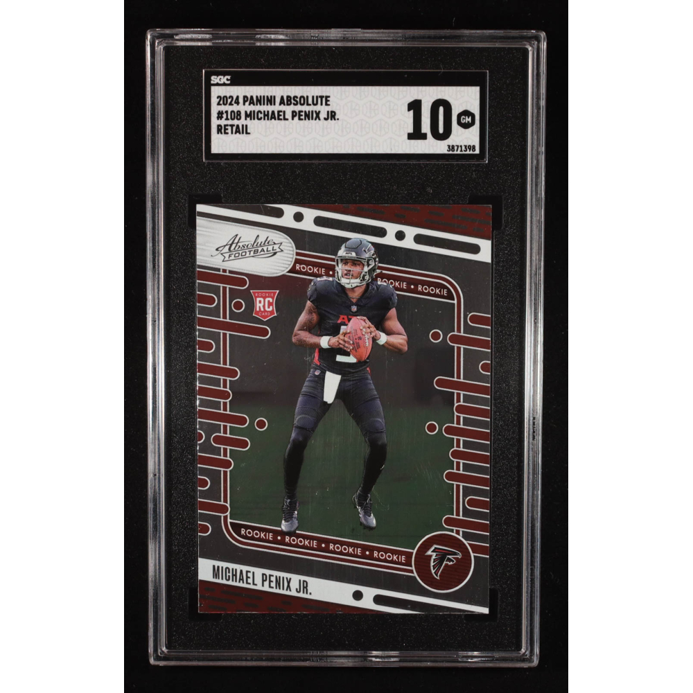 Michael Penix Jr. 2024 Absolute Retail #108 RC (SGC 10) at PristineAuction.com