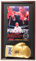 Mike Tyson Signed Custom Framed Everlast Boxing Glove Display with Nintendo "Punch-Out!" Photo (PSA & Tyson) at PristineAuction.com