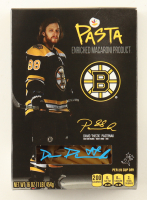 David Pastrnak Signed Bruins Collector's Edition 16oz. Macaroni Pasta Box (Pastrnak) at PristineAuction.com