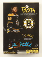 David Pastrnak Signed Bruins Collector's Edition 16oz. Macaroni Pasta Box (Pastrnak) at PristineAuction.com
