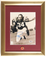 Joe Perry Signed 49ers Custom Framed Photo Display with 40th Anniversary 49ers Pin (PSA) at PristineAuction.com