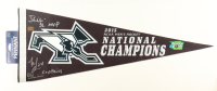 Noel Acciari & Jon Gillies Signed Bruins 2015 Champs Full-Size Pennant (Marchand) at PristineAuction.com