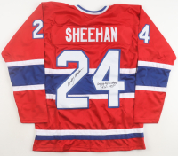 Bobby Sheehan Signed Jersey Inscribed "Stanley Cup Champs '1970-1971'" (JSA) at PristineAuction.com